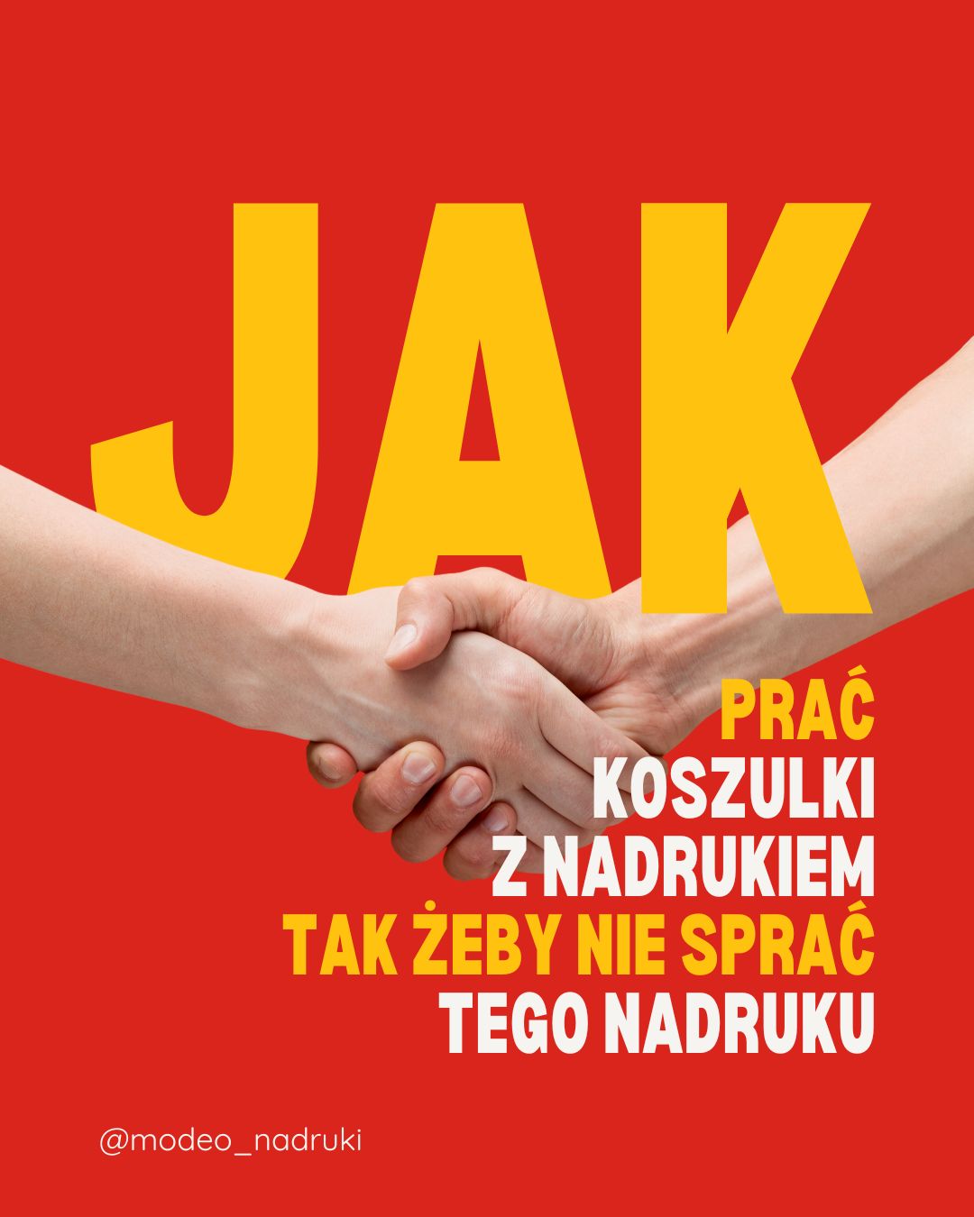 Jak prać koszulki z nadrukiem, żeby nie sprać nadruku