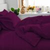 Pościel Jednobarwna Fioletowa 160/200