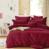 Pościel Jednobarwna Czerwona