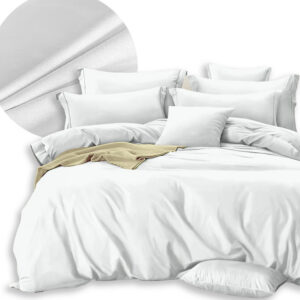 Pościel Jednobarwna Biała