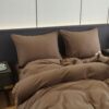 Pościel z Lamówką Brąz