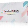 Okulary Przeciwsłoneczne Polaryzacyjne Prius PLS-314 UV400 Sportowe Czarne Błyszczące z Etui