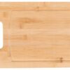 Deska do krojenia kuchenna drewniana prostokątna z zawieszką