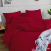 Pościel Jednobarwna Czerwona
