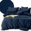Pościel Jednobarwna Granatowa 160/200