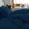Pościel Jednobarwna Granatowa 160/200