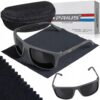 Okulary Przeciwsłoneczne Polaryzacyjne Prius PLS-320 UV400 Sportowe Szare z Etui