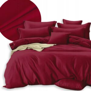 Pościel Jednobarwna Czerwona