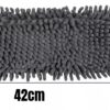 Mop Płaski Obrotowy Nakładka Mikrofibra Frędzle z Kijem Teleskopowym 68-120CM