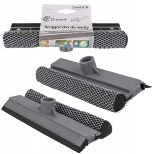 Ściągaczka Do Wody | 2 w 1 - Gumowa Ściągaczka + Gąbka