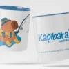 Kubek Ceramiczny 330 ml - Kapibara wędkara