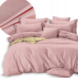 Pościel Jednobarwna Purpurowy Róż