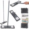Mop Płaski Obrotowy Nakładka Mikrofibra Frędzle z Kijem Teleskopowym 68-120CM