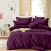 Pościel Jednobarwna Fioletowa 160/200