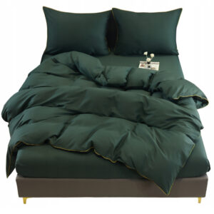 Pościel z Lamówką Zielona