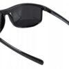 Okulary Przeciwsłoneczne Polaryzacyjne Prius PLS-313 Sportowe - Czarne błyszczące - UV400 z Etui