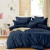 Pościel Jednobarwna Granatowa 160/200