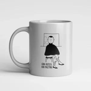 Kubek Góra dłuższa boki maszynką