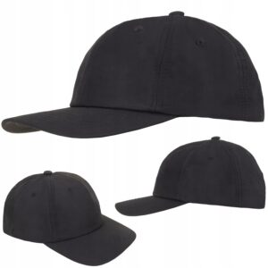 Czapka z daszkiem sportowa bejsbolówka Lambeste – kolor czarny