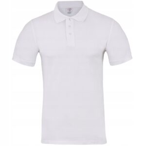 Koszulka polo męska biała Lambeste