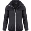 Kurtka damska wiatrówka czarna Lambeste