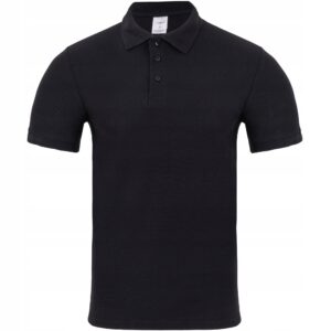 Koszulka polo męska czarny Lambeste