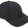Czapka z daszkiem sportowa bejsbolówka Lambeste – kolor czarny
