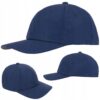 Czapka z daszkiem sportowa bejsbolówka Lambeste – kolor granatowy jasny