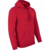 Bluza męska kangurka z kapturem czerwona Lambeste