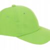 Czapka z daszkiem sportowa bejsbolówka Lambeste – kolor zielony jaskrawy
