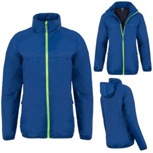 Kurtka damska wiatrówka granatowa Lambeste