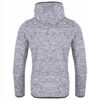 Bluza męska polarowa Lambeste – ciepła rozpinana z kapturem, sportowa i turystyczna, szara