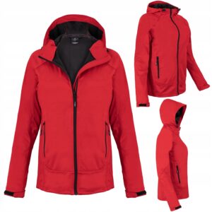 Kurtka damska softshell czerwona Lambeste