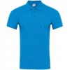 Koszulka polo męska turkusowy Lambeste