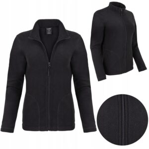 Bluza polarowa damska czarna Lambeste
