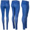 Legginsy damskie treningowe fitness niebieskie Lambeste
