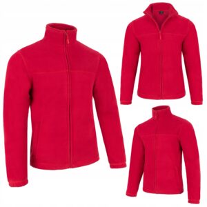 Polar męski rozponany czerwony 285g Lambeste