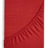 Prześcieradło Frotte Czerwone 160x200cm
