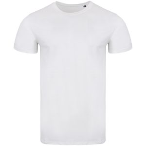 KOSZULKA MĘSKA BLUZKA T-SHIRT BAWEŁNA BIAŁY S