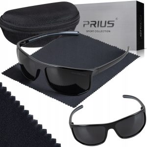 OKULARY PRZECIWSŁONECZNE POLARYZACYJNE PRIUS UV400 ROWEROWE SPORTOWE Z ETUI