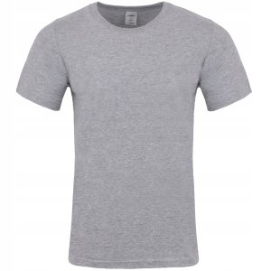 MĘSKA GŁADKA KOSZULKA T-SHIRT BAWEŁNIANY BASIC XL