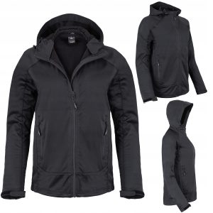 KURTKA SOFTSHELL DAMSKA KAPTUR WODOODPORNA WIATRÓWKA TPU PRZEJŚCIOWA XL