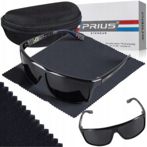 OKULARY PRZECIWSŁONECZNE POLARYZACYJNE PRIUS UV400 ROWEROWE SPORTOWE Z ETUI