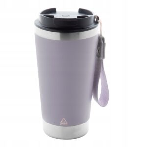 KUBEK TERMICZNY PACAMA ZE STALI DO PICIE KAWY HERBATY 430ml PURPUROWY