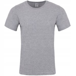 MĘSKA GŁADKA KOSZULKA T-SHIRT BAWEŁNIANY BASIC XL