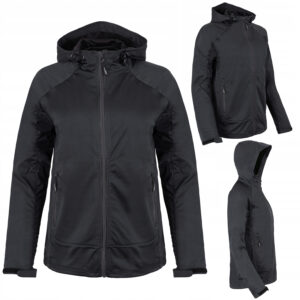 KURTKA MĘSKA SOFTSHELL WIATROODPORNA WODOODPORNA TPU PRZEJŚCIOWA CZARNA XL