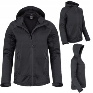 KURTKA SOFTSHELL DAMSKA KAPTUR WODOODPORNA WIATRÓWKA TPU PRZEJŚCIOWA XL