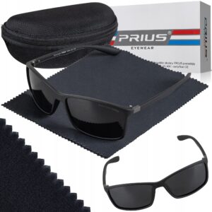 OKULARY PRZECIWSŁONECZNE POLARYZACYJNE PRIUS UV400 ROWEROWE SPORTOWE Z ETUI